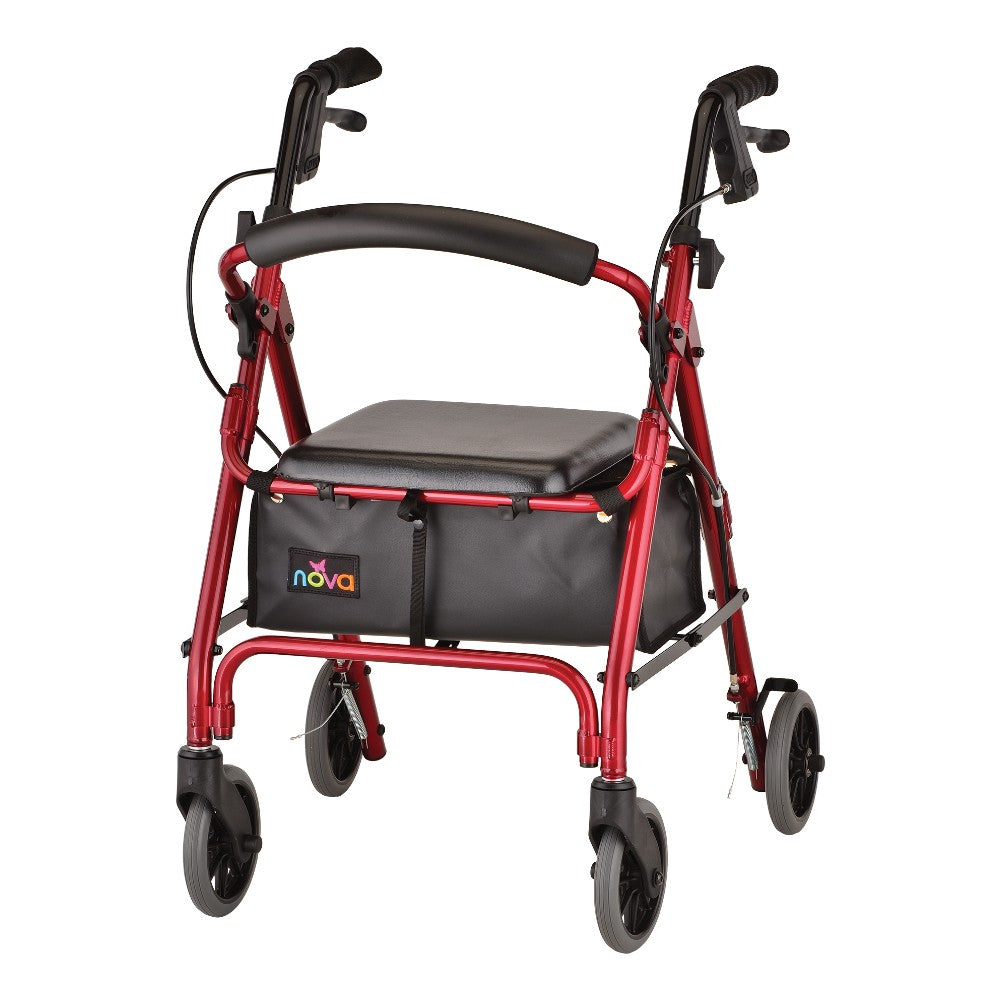 GetGo Petite Rolling Walker in Red