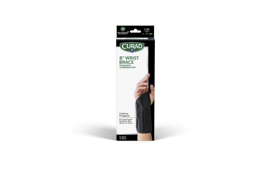 Foam Wrist Splint with Aluminum Stay and Microban
