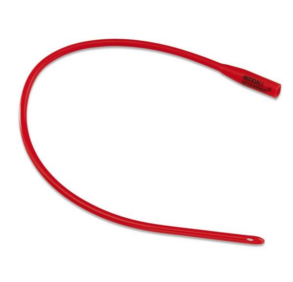 Red Rubber Intermittent Catheter Coude Tip