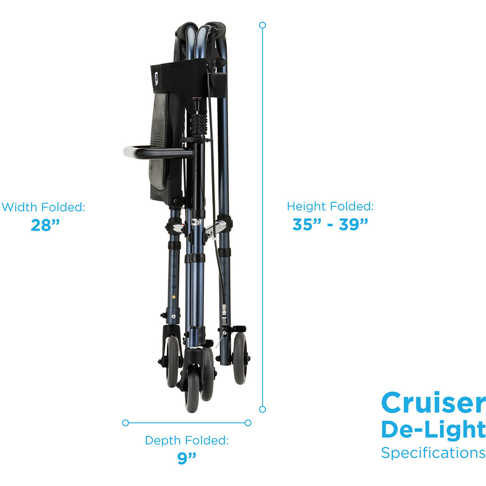 Cruiser De-Light Rolling Walker
