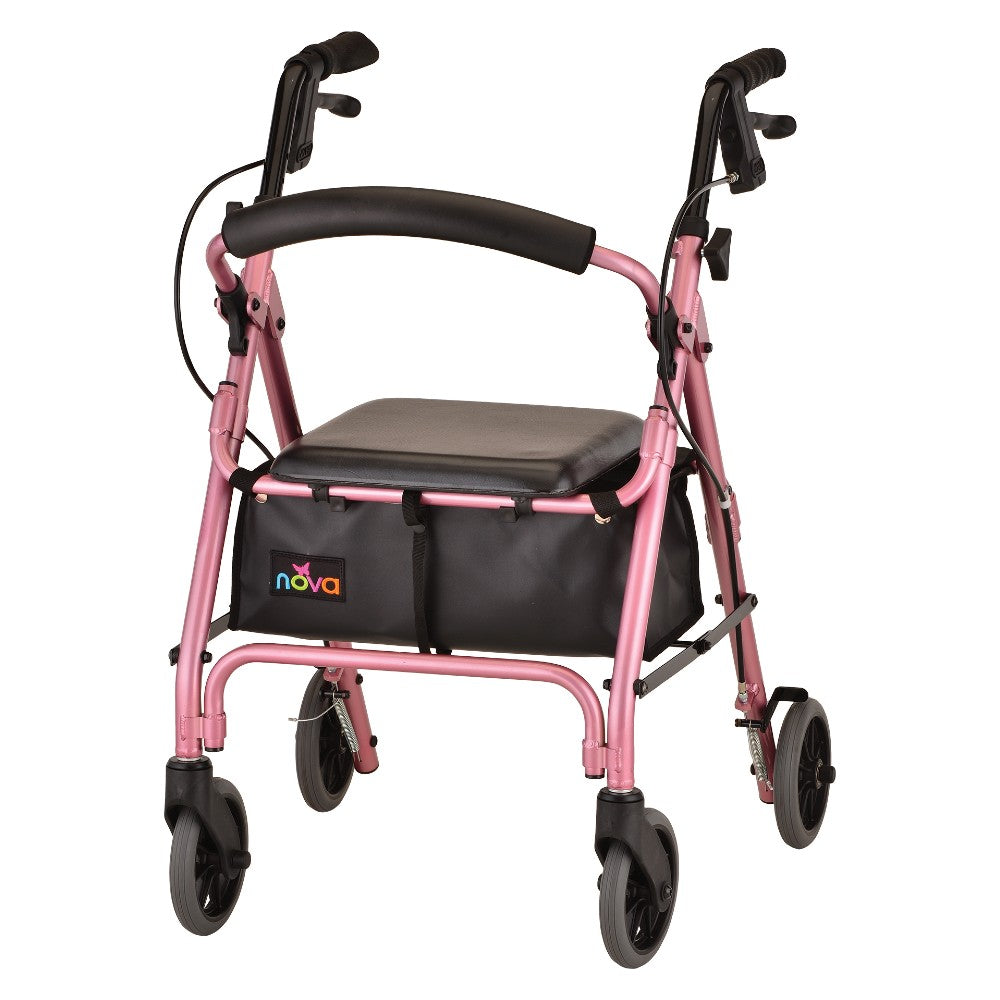 GetGo Petite Rolling Walker in Pink