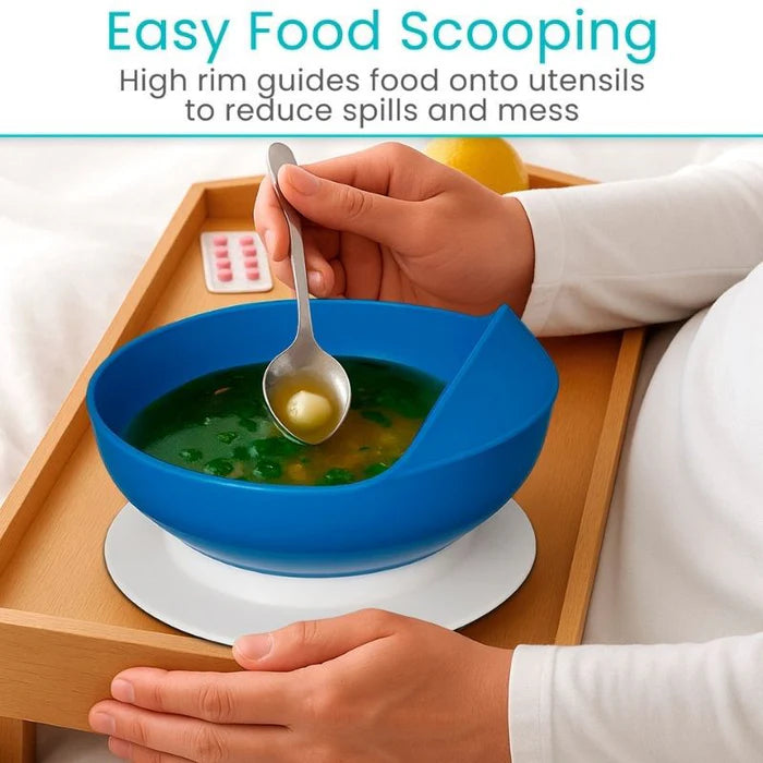 Spill Proof Sccop Plate and Bowl