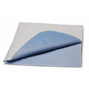 Reusable vinyl underpad with waterproof backing for adult incontinence, absorbent bed protection, and mattress protection.