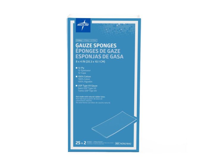 Sterile 100% Cotton Woven Gauze Sponges