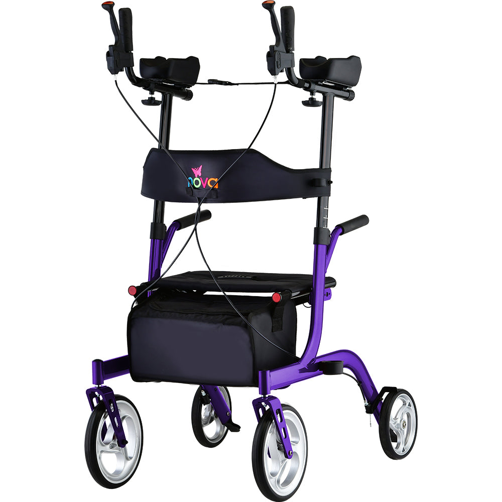 Nova Phoenix Rise Up Rollator in purple
