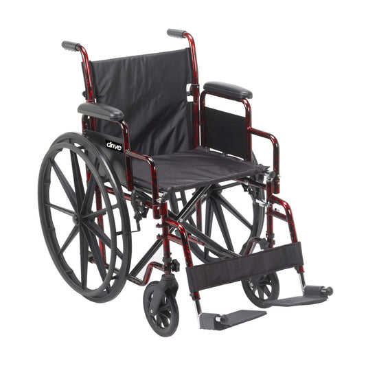 Rebel Wheelchair 18", Flame Red