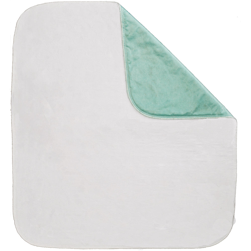 Reusable washable underpad for incontinence, 36 x 72 inch waterproof bed pad with absorbent moisture protection for mattresses and home care.