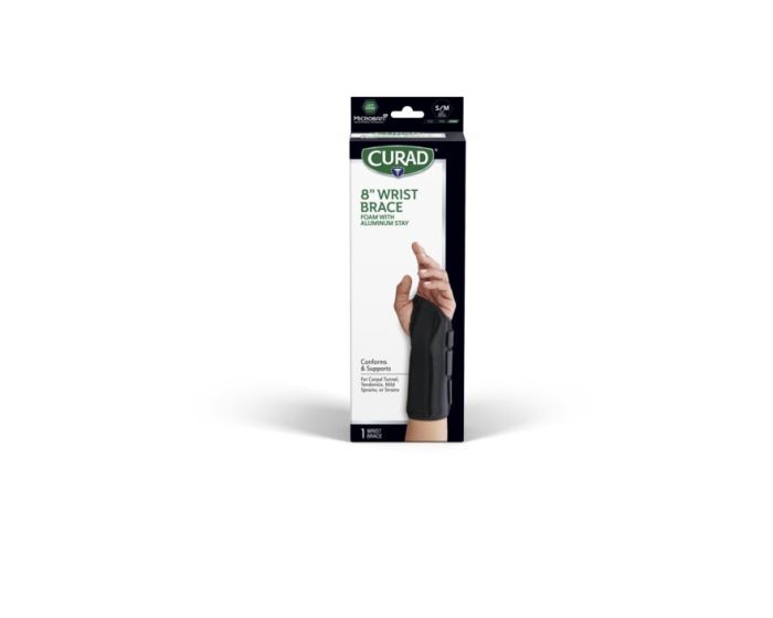 Foam Wrist Splint with Aluminum Stay and Microban