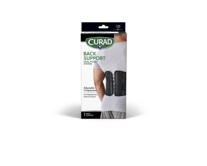 CURAD Back Supports with Dual-Pulley System