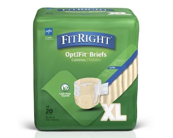 FitRight Ultra Adult Incontinence Briefs