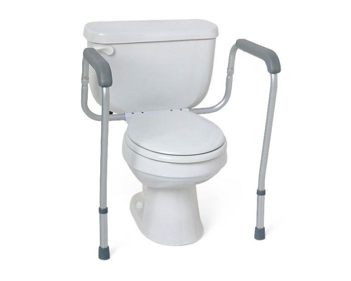 Foldable Toilet Safety Rails