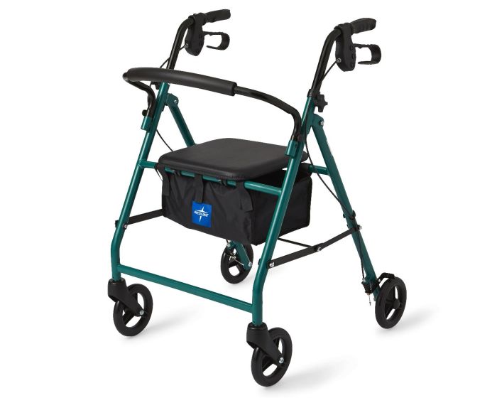 Basic Adult Steel Rollator with 6" Wheels