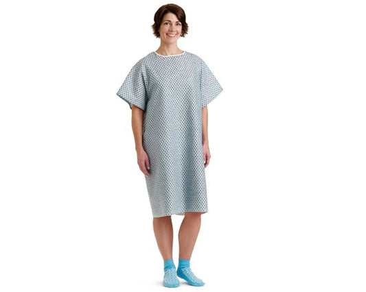Traditional Patient Gown with Straight Back
