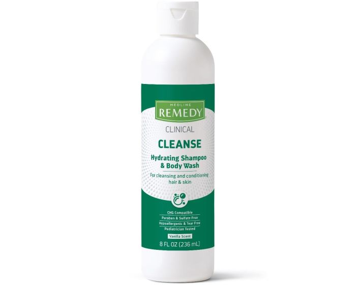 Medline Remedy Clinical Cleanse Hydrating Shampoo & Body Wash 