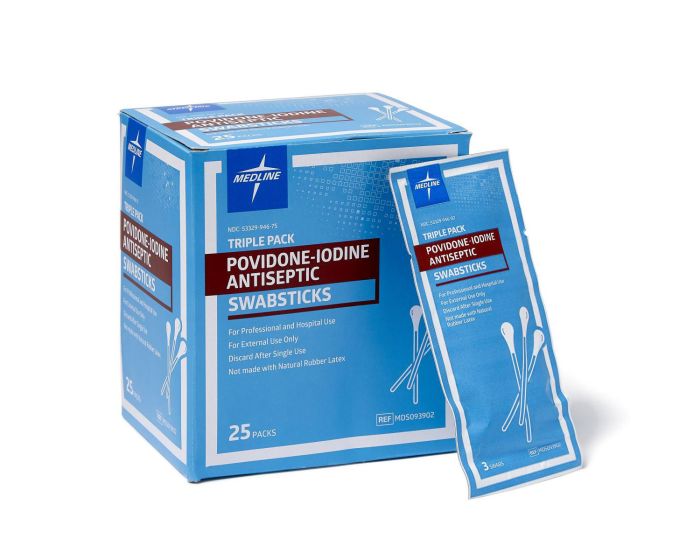 Povidone-Iodine PVP Swabsticks